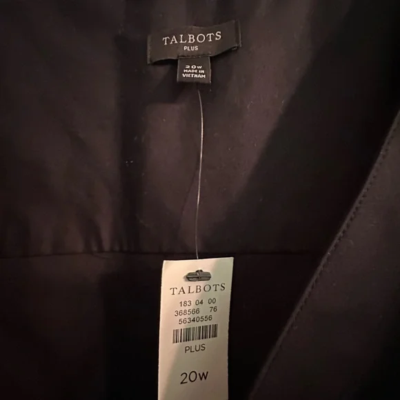 NWT 20W Talbots Button-Down shirtdress Dress - Picture 3 of 6